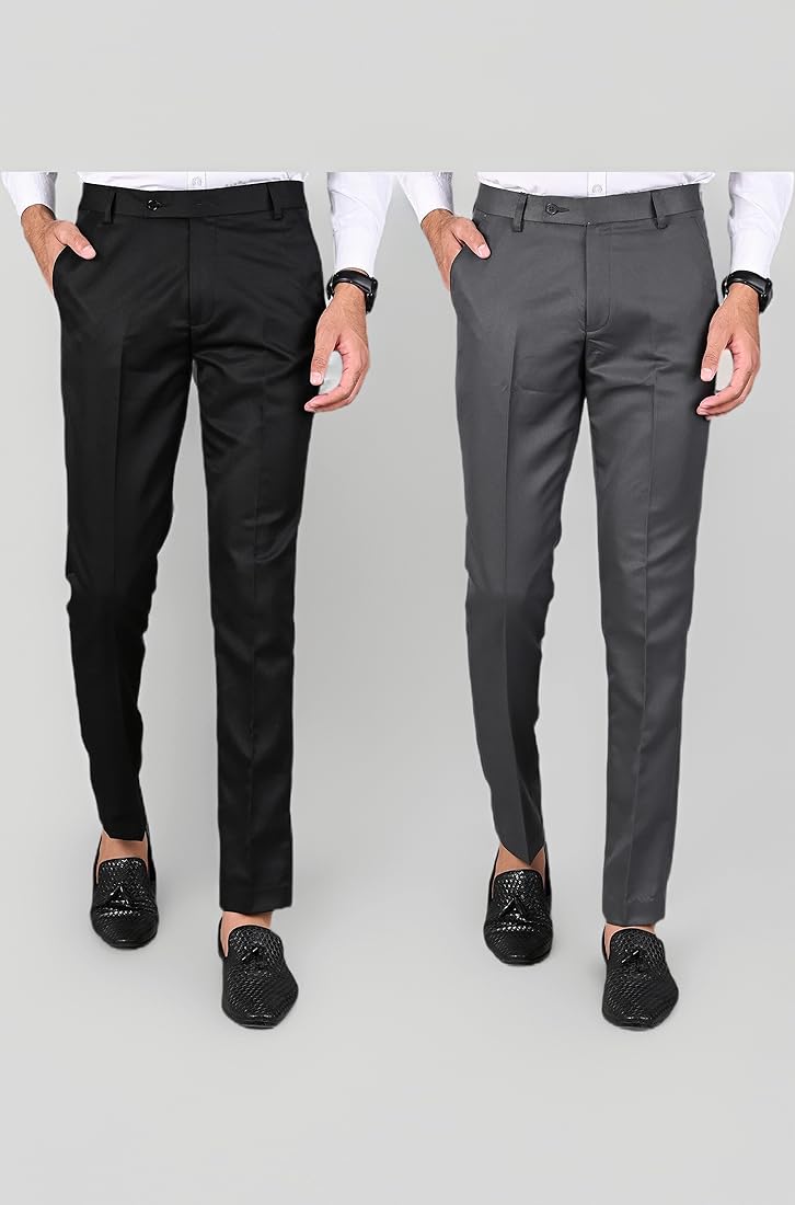 MEN Regular Fit Formal Trouser